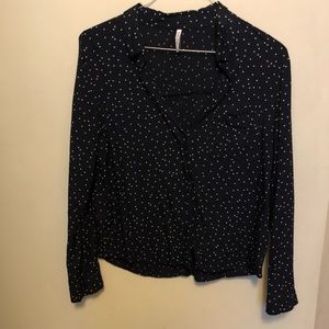Blue navy blouse